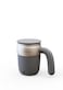 LePresso Auto Stirring Mug, 450mL Capacity, PP, ABS &amp; 316 Stainless Steel, Magnetic Rotor, Type-C Charging, 300mAh Battery, 1W Power, Automatic Stirring, Auto-Off, Gray
