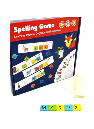MZtoyz Spelling Game, Learning, Intract, Cognition, and Intelligence, Pre-school learning and spelling game and words activity