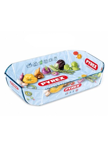 Pyrex Inspiration Rectangle Roaster - 2.6L (30x20 cm) Clear