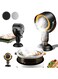 Table Range Hood,USB Rechargeable Portable Mini Air Filter Range Hood,Two-Speed Adjustment Detachable for Cleaning with Low Noise and Strong Suction,BBQ Hotpot Companion Smoke Exhauster(Black Gold)