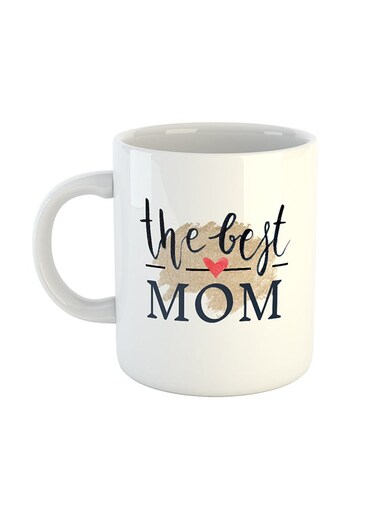 The Best Mom - Printed Coffee Mug White