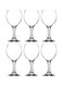 6-Piece Misket Water Goblet Set Clear 260ml