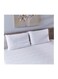 Box 2-Piece Bed Pillow Set Polypropylene White 45x70cm