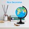 CRAFT MAGIC 5.5" World Globe for Kids Learning, Educational Rotating World Map Globes Mini Size Decorative Earth Children Globe for Classroom Geography Teaching, Desk and Office Decoration-5.5 inch
