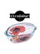 Ocuisine&Acirc;&reg; 3L Oval Casserole with Glass Lid - Borosilicate Glass, Oven Safe, Scratch &amp; Stain Resistant
