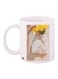 Flower Printed Coffee Mug White/Yellow/Beige