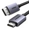 UGREEN 4K DisplayPort to HDMI Cable 2M, Supports 4K@30Hz, 2K@60Hz, 1080p@240Hz, DP to HDMI Braided Cable, Compatible for Graphics/SAMSUNG/Desktop/PC/EPSON/Sony