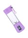 Portable Electric Juicer Machine 380ml Multifunction USB Fruit Blender USB Portable Electric Juicer Juice Mixer Blender, Purple YuGae
