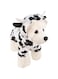 Halloween Dog Cow Costume Outfits Winter Warm Fleece Dog Cotton Padded Jacket Coat Funny Clothes (Milky white, M)