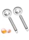 Stainless Steel Egg Separator, 2-Pack, Kitchen Tool for Baking and Cooking