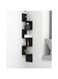 MIXDE Corner Shelf 5 Tier Shelves For Wall Storage, Easy-To-Assemble Floating Wall Mount Shelves For Bedrooms And Living Rooms, Espresso Finish (black)