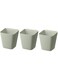 Ikea SUNNERSTA Container,Multi Purpose,Pale Green, 12x11 cm (4 3/4x4 3/8") (Set of 3)