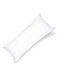 Linen Klub 100% Cotton Down Alternative Luxury Full Body Pillow w/ single piping- Outer Fabric : Dobby Jacquard Checked Design, Filling : 1300grams Microfiber, Size: 45 x 100cm