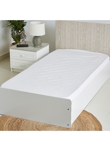 Box Ballina Solid Cotton Single Fitted Sheet 200 x 33 x 90 cm