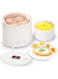 KASTWAVE Rapid Egg Cooker - Electric Egg Cooker With Auto Shut Off And Alarm, Mini Egg Cooker for Steamed, Hard Boiled, Soft Boiled Eggs and Onsen Tamago - Electric Egg Boiler for Home Kitchen