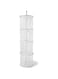 UESDU Hanging Mesh Storage Bag Collapsible Hanging Mesh Basket Foldable Hanging Soft Toy Storage Hanging Mesh 4 Tier Compartments Hanging Mesh Storage Basket