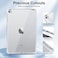 Muzz Clear Case for iPad Air 3 (10.5-inch 2019, 3rd Generation) and iPad Pro 10.5-inch, Reinforced Corner Case for iPad Air 3 / Pro 10.5" (iPad Air 3 (10.5-inch 2019))