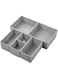 DYOLOKW Drawer Organizer Clothes, 6 Pack Foldable Storage Cubes for Closet, Fabric Baskets Storage Bins Dresser Drawer Dividers for Clothes, Socks-Grey