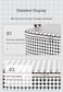 Mei Lifestyle Large Capacity Foldable Fabric Storage Bag with Striped Pattern - Non-Woven Quilt Organizer