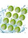 ChicAbode 12 Pack Pet Hair Remover, Reusable Dryer Lint Remover Washing Balls, 35mm Washing Balls, Washing Machine Hair Catcher, Effcient Cleaning, for Dogs and Cats, White and Green
