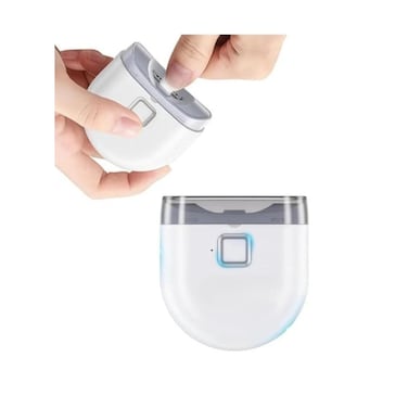 Rechargeable Electric Nail Clipper with 300mAh Battery, Compact Portable Automatic Nail Trimmer