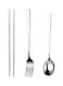 Portable Flatware Set Silver