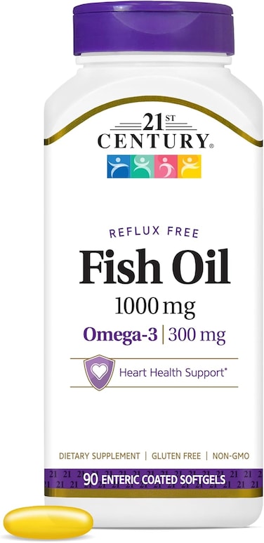 21st Century Omega-3 Fish Oil 1000 Mg E.C Sg - 90 Capsules