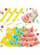 Weewooday 3 Piece Cute Rabbit Leash and Harness Set, Bunny Rabbit Dress Clothes Walking Harness Vest Escape Proof Pet Supply for Rabbit Hedgehog Ferret Guinea Pig (Cake, Bunny, Pineapple)