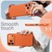 Liquid Silicone Case for iPhone 17 Pro Max 6.9-Inch, Silky Soft Touch Full-Body Protection, Anti-Scratch Shockproof Phone Cover with Microfiber Lining (Orange)