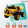 Lovely Baby Powered Ride on Jeep LB 797E for Kids, Manuel Car with EVA Wheels - Yellow