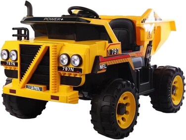 Lovely Baby Powered Ride on Jeep LB 797E for Kids, Manuel Car with EVA Wheels - Yellow