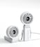 JISULIFE Handheld Fan Life7,Powerful Portable Fan with LED Display,[19.5Hrs Max Cooling]5000mAh,150&deg;Folded,5 Speeds,Lanyard; 3-IN-1 Hand/Desk/Neck Fan, Summer Essentials Fan for Travel,Lash(Grey)