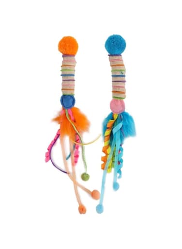 All For Paws Whisker Fiesta - Worm 2pcs
