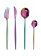 4-Piece Stainless Steel Cutlery Set Multicolour