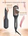 LANDOT Hair Straightener Brush for Thick &amp; Frizzy Hair, 30s Fast Heat-Up, 12 Temp Settings (120-230&deg;C), Negative Ion &amp; Ceramic Bristles, Anti-Scalp Burn Technology, for Salon-Smooth Hair at Home