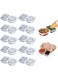 10PCS Double Compartment Condiment Container With Lids, 2 Compartment Sauce Containers for Condiments or Dips, Portable Reusable Sauce Container, Double Compartment Snack Containers (10pcs)