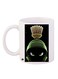 Cartoon Printed Coffee Mug White/Green/Black