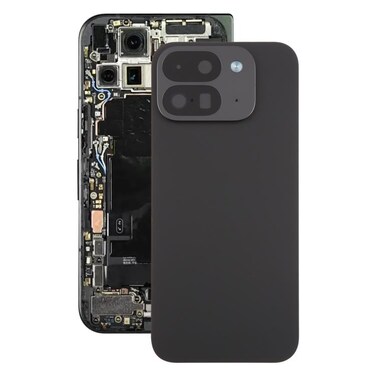 For Google Pixel 9 Pro Fold Original Back Cover with Camera Lens Cover, For Google Pixel 9 Pro Fold (Original) &ndash; Black
