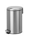 Moon Cover Pedal Bin &acirc;&euro;&ldquo; Stainless Steel Step Trash Can, 5L / 12L / 20L &acirc;&euro;&ldquo; Soft-Close Lid, Sleek Oval Design, Fingerprint-Resistant, for Bathroom, Kitchen, Office, or Bedroom (12 Liters)