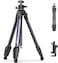 ULANZI Ombra ⅡCamera Tripod 61.5 Inch 360&deg; Ball Head Travel Tripod Stand with Uka Quick Release Plate for DSLR Sony Canon Fujifilm Camera Smartphone Vlogging Photography with Phone Mount Carry Bag