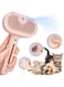 Spray Cat Brushes for Indoor Cats, Cat Steam Brush for Shedding with Release Button for Cats And Dogs Grooming, Self Cleaning Pet Hair Removal Comb for Long and Short-Haired Cats &amp; Dogs (Pink)