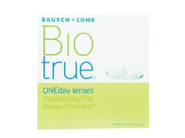 Bausch &amp; Lomb Biotrue One-day Lenses-90 Pack CL Power (-2.25) Prescription Lens