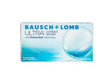 Bausch &amp; Lomb Ultra Monthly Contact Lenses CL Power (-6.00) Prescription Lens