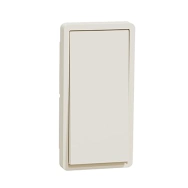 Schneider Electric Square D X Series Wall Switch, Rocker Plate Only, Matte Light Almond (SQR16101LA)