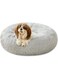 WESTERN HOME WH &atilde;&euro; 2021 Upgraded&atilde;&euro;&lsquo; Western Home Round Dog Bed for Small Dogs, Calming Donut Cuddler Pet Bed,Fluffy Plush Faux Fur Cat Bed(20", Grey)