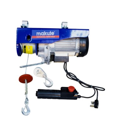 Makute Electric Hoist 1050W, Heavy Duty Overhead Crane for Garage &amp; Warehouse, 400kg/800kg Lifting Capacity with 30m Steel Wire, 220-240V Industrial Power Lift - MKEH10105030