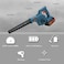 Bonai 2-in-1 Cordless Blower and Vacuum with 4.0Ah Lithium-Ion Battery 16300 RPM Variable Speed ​​Compact Lightweight Electric Leaf Blower for Workshop Cleaning and Dust Removal BN-HK138