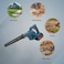 Bonai 2-in-1 Cordless Blower and Vacuum with 4.0Ah Lithium-Ion Battery 16300 RPM Variable Speed ​​Compact Lightweight Electric Leaf Blower for Workshop Cleaning and Dust Removal BN-HK138
