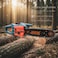 Bonai 2-in-1 Electric Chain Saw 2500W High Power Wood Cutter with 12 and 16 Inch Interchangeable Guide Bars, 500m/min Speed ​​and Ergonomic Grip for Garden Pruning and Timber Cutting - BN-HK129