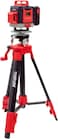 
Makute 16-Line 360&deg; Green Laser Level with Tripod, Self-Leveling Cross Line Laser, 2&times;3600mAh Batteries, IP54 Waterproof, Construction &amp; Tile Alignment Tool CLL111-16J